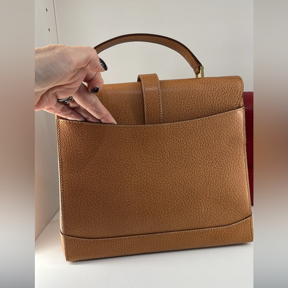 Pre Owned Celine Vintage Kelly With Shoulder Strap & Dust Bag Designer - Picture 2 of 5